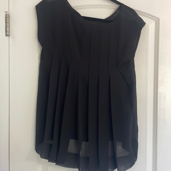 JBrand sleeveless semi sheer blouse, size 2 - Picture 3 of 3